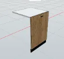 Base Dishwasher Flap Down Unit
