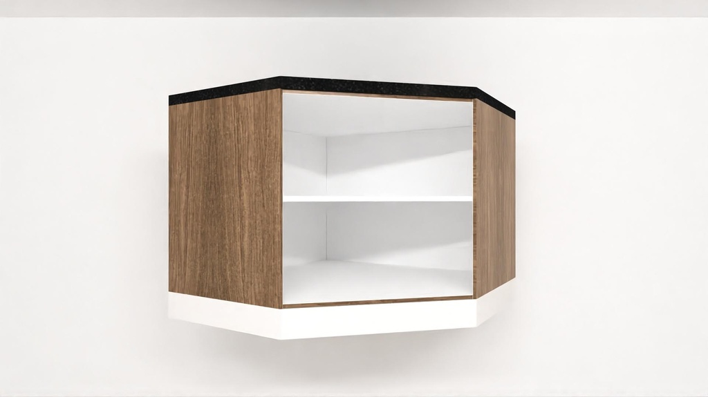 [BUPC-900-N] Base Pentagonal Corner Unit (White_1311 Tap)
