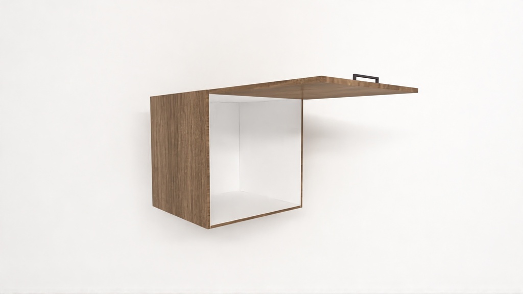 [WULS1SWH-950x300H-N] Wall Unit Basic Lift Up Without Handle 320H (White_1311 Tap)