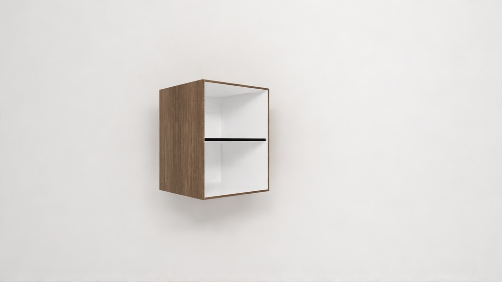 [WUOC1S-300-N] Wall Open Unit 1 Shelf (300, White_1311 Tap)