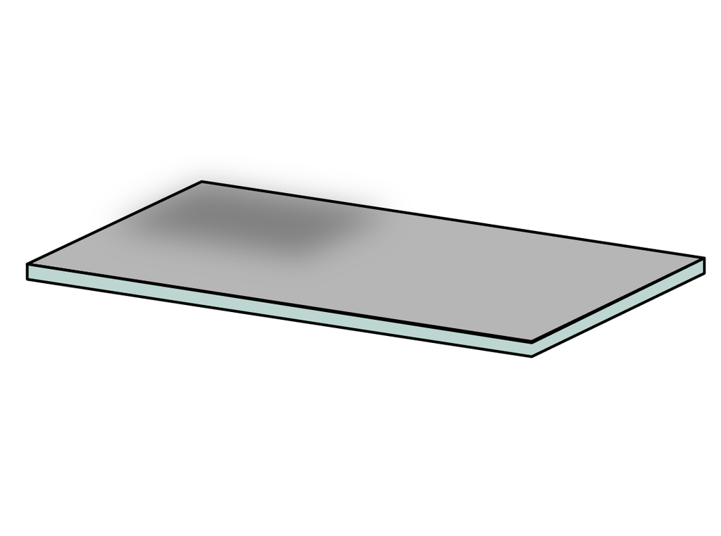 [WUSU-200-N] Wall Unit Shelf with Upstand D200 (White_1311 Tap)