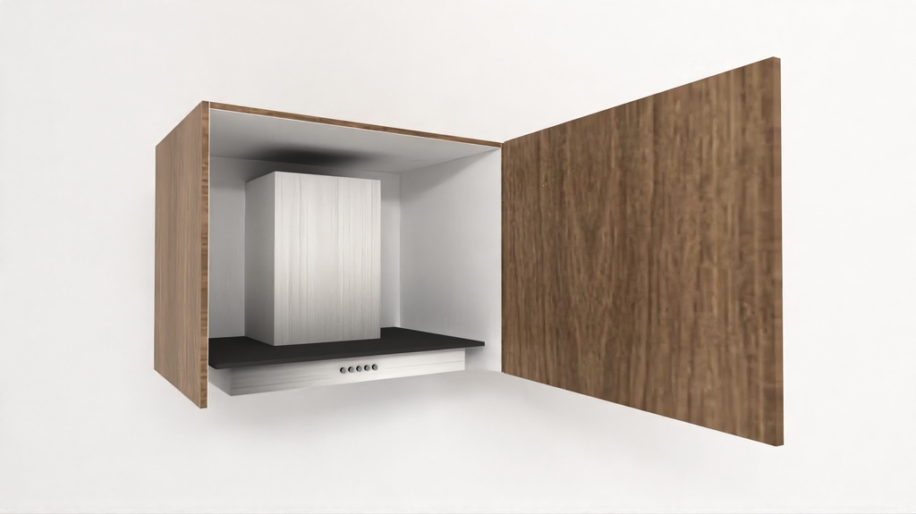 [WUCH-900-N] Wall Unit Hood for Chimney - Flat (900, White_1311 Tap)