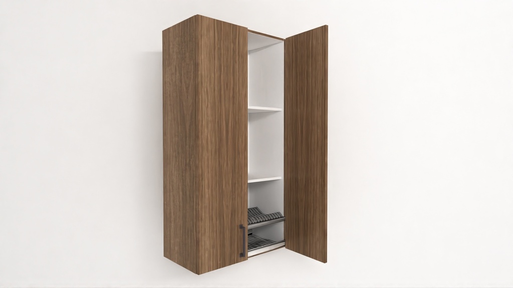 [WUDR2S-600-N] Wall Unit Dishrack 2 Shelves (White_1311 Tap)