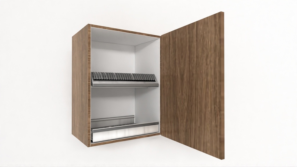 Wall Unit 1 Shutter Dishrack